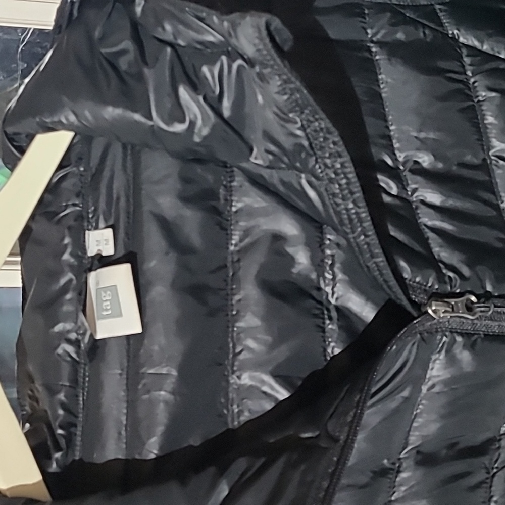 Mid-tigh puffer jacket light weight